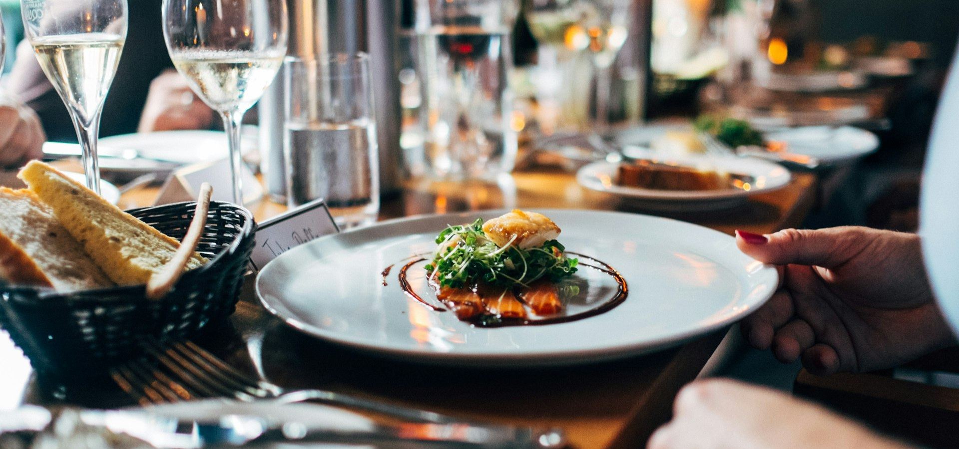 A sequence of small plates prepared for the Rasa tasting menu